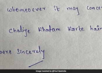 This Short Resignation Letter Shared By YouTube India Wins Internets Approval Tweets Are Hilarious