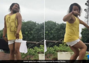 Man Dancing In A Strange Way On The Terrace People Will Not Stop Laughing To See This Viral Dance Video