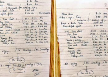 Trending News: Mother Made Time Table With Her Six Year Old Son See Viral Picture – मां ने 6 साल के बेटे संग बनाया ऐसा टाइम टेबल जो देखते ही देखते हो गया वायरल, लोग बोले