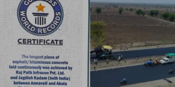 India Achieves Guinness World Record For Constructing Longest Piece Of Road Nitin Gadkari Says Proud Moment For Whole Country – सड़क बनाकर भारत ने बनाया वर्ल्ड रिकॉर्ड, 105 घंटे 33 मिनट में बनी 75 किमी लंबी सड़क, गडकरी बोले