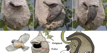 A Small Bird Weaves A Unique Nest To Deceive The Enemy, Cleverness Will Shake The Mind