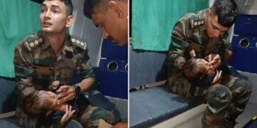 The Child Had Fallen In The 300 Feet Deep Borewell, The Army Pulled It Out And Loved It Like A Mother