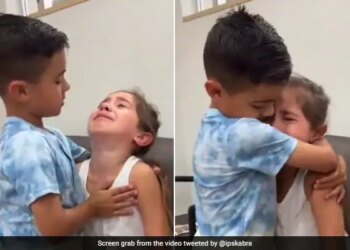 Brother Made A Crying Younger Sister Calm Like This Your Heart Will Melt After Watching The Viral Video