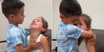 Brother Made A Crying Younger Sister Calm Like This Your Heart Will Melt After Watching The Viral Video