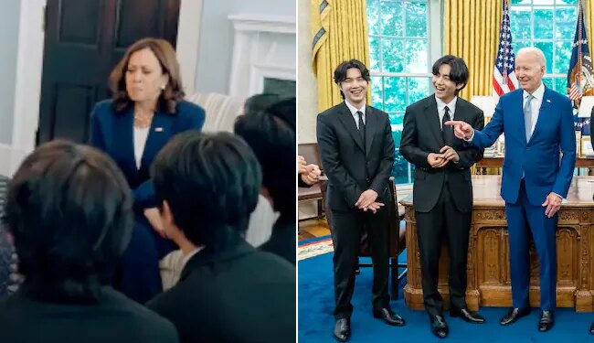 Viral Video: US President Joe Biden Plays BTS Song Butter During Their Visit To The White House