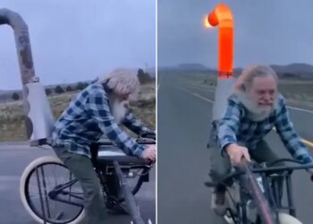 Watch Jugaad Video: Old Man Made Rocket Powered Cycle | Rocket Jugaad Cycle Video Goes Viral