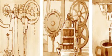 Google Doodle Celebrates Angelo Moriondo 171 Birth Anniversary Today 6 June 2022 | Google Pays Tribute To Godfather Of Espresso Machines