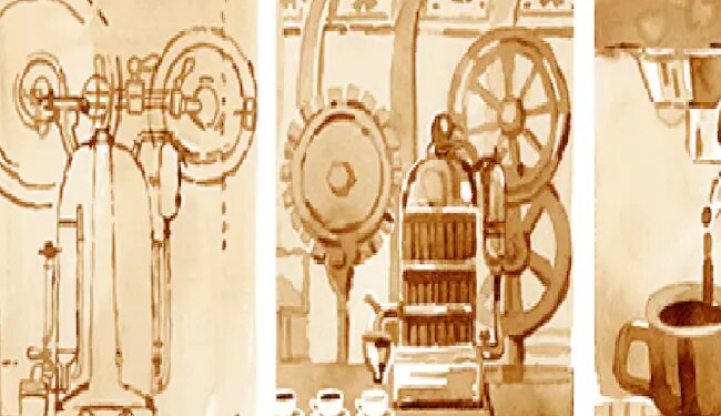 Google Doodle Celebrates Angelo Moriondo 171 Birth Anniversary Today 6 June 2022 | Google Pays Tribute To Godfather Of Espresso Machines