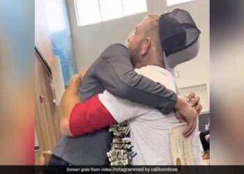 Father Gave Such A Surprise To The Son That The Son Cried After Getting Emotional Watch The Video