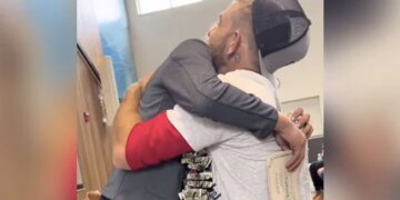 Father Gave Such A Surprise To The Son That The Son Cried After Getting Emotional Watch The Video