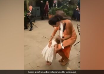 Little Girl Reaction To Woman Playing Violin Melts Hearts On Internet See Cute Viral Video