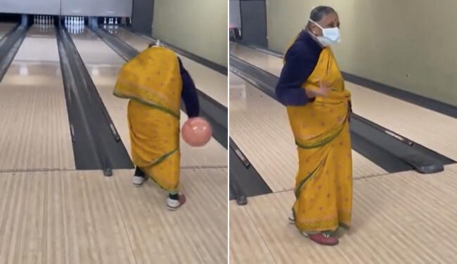 Old Grand Mother Bowling Viral Video Must Watch