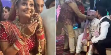 Groom Became Emotional After Seeing The Bride | Groom Cried After Seeing Bride In Marriage Video Viral