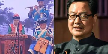 Artists Of Mongolia Played The Tune Of This Popular Song Of Raj Kapoor The Union Minister Kiren Rijiju Praised This Way