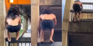 Watch Trending Video: Viral Video Of Man Climbing Building Like Mogli