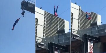 Watch: Spider Man Stunt Goes Wrong At Disney California Adventure Park Viral Video