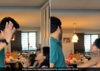 Wife Slapped Her Husband Many Times Then Husband Raised His Hand What Happened Next See Funny Husband Wife Fight Video