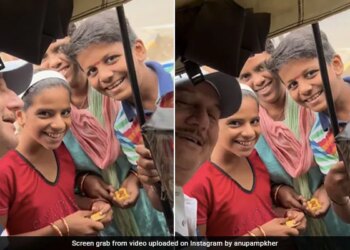 Anupam Kher Chats With Autorickshaw Driver Meets Kids On His Way Know Fans Did Say