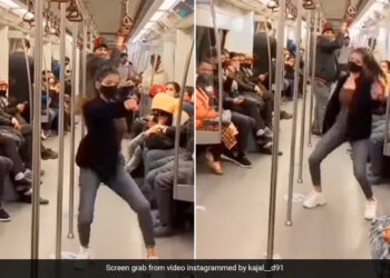 Girl Suddenly Started Dancing In Delhi Metro On Katrina Song People Shocked To See Interenet Says Metro Me Jane Ka Fayeda – मेट्रो में अचानक कैटरीना कैफ के गाने पर डांस करने लगी लड़की, दिखाए जबरदस्त डांस मूव्स, लोग बोले