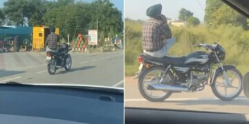 Video Of Man Riding Pillion On Bike Without Rider Goes VIRAL | Bike Trending Instagram Reels Viral