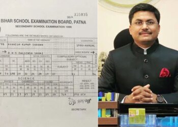 IAS Avnish Sharan Showed His 10th Marksheet, Became An Officer Despite Third Division