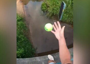 You Must Have Never Seen Such A Dangerous And Valuable Game, In This A Tennis Ball Bat Has Been Made, IPhone Worth Millions, Viral Video