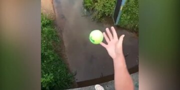 You Must Have Never Seen Such A Dangerous And Valuable Game, In This A Tennis Ball Bat Has Been Made, IPhone Worth Millions, Viral Video