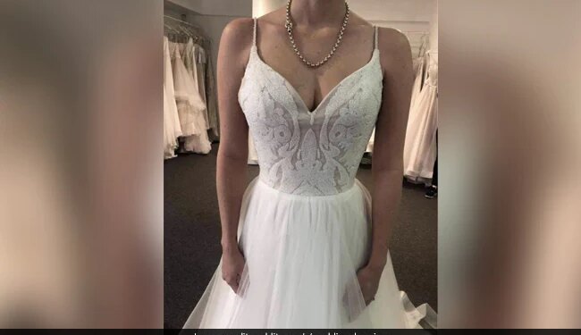 Optical Illusion Old Man Face Hidden In This Bridal Dress Challenge To Find It In 10 Seconds See Photo