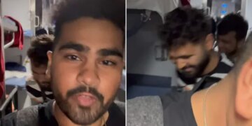Man Started Mimic Indian Railways Chaiwala With Friends In Train Internet Says Gazab Watch Funny Viral Video