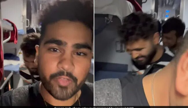 Man Started Mimic Indian Railways Chaiwala With Friends In Train Internet Says Gazab Watch Funny Viral Video
