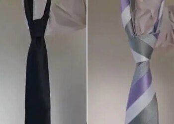 Viral Video Of Man Tying Tie In 10 Seconds | Know How To Tie A Tie Knot Tie In Few Seconds