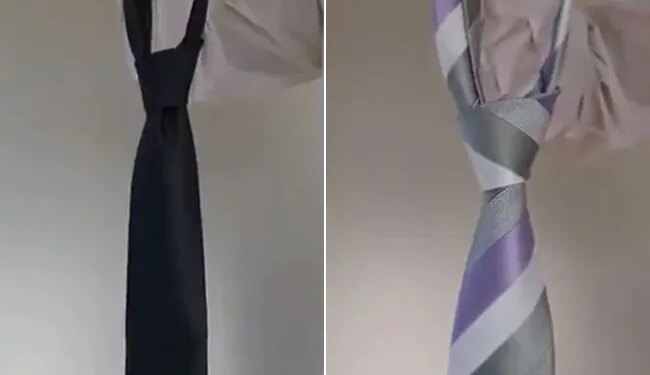 Viral Video Of Man Tying Tie In 10 Seconds | Know How To Tie A Tie Knot Tie In Few Seconds