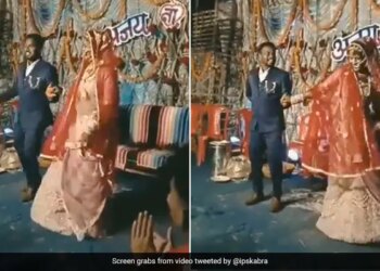 Bride Groom Rocked On Stage With Their Amazing Dance Performance People Said Made For Each Other Bride Groom Dance Viral Video