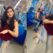 Dance In A Metro: Viral Video Of Girl Making Instagram Reel Inside Hyderabad Metro Rail | Girl Dancing In Hyderabad Metro