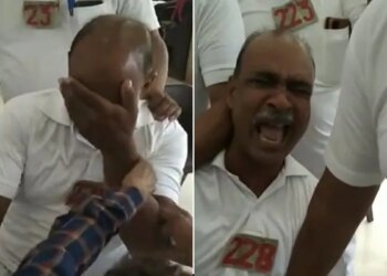 Funny Video: Up Head Constable Cried Like Child After Seeing Injection See Viral Video
