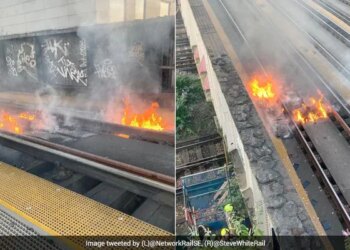Fire Broke Out In Railway Track Due To Heat, When The Picture Went Viral, People Said – It Is Raining Fire – गर्मी के कारण रेलवे ट्रैक में लगी आग, तस्वीर वायरल होने पर लोगों ने कहा