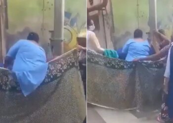 Viral Video: Denied Admission Woman Delivers Baby Outside Delhi’s Safdarjung Hospital