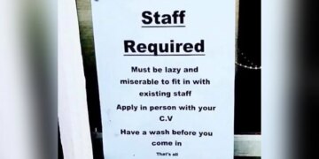 Job Advertisement Goes Viral Staff Members Must Be Lazy And Miserable To Apply And Take A Wash Before Coming – नौकरी का विज्ञापन हुआ वायरल, लिखा है