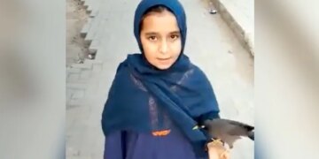 Everyone Is Surprised To See The Friendship Of Little Hiba And The Bird, VIDEO Going Viral