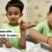 Watch Viral Video: Korean Woman Teaches Hindi To Son | Korean Mother Teaching His Son Hindi Language While Eating Pakora