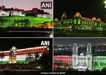 Independence Day 2022 Buildings Decorated With Tricolor Lights All Over India See Amazing Pictures