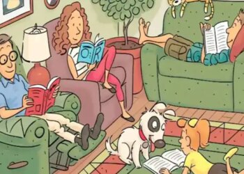 Brain Teaser Picture Puzzle: Optical Illusion Six Words Of English Are Hidden In The Picture