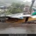 Himachal Pradesh Cloud Burst Abandoned Shop Collapsing During Flash Floods In Kullu Watch Hair Raising Video