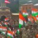 Video Viral Of Itbp Jawan And Devotees Tiranga Rally At Badrinath Temple Uttarakhand