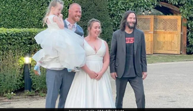 Keanu Reeves Surprises British Couple On Their Wedding Day At A Hotel In UK