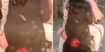 Trending Video: Lizard On Woman Suit Who Was Riding On Scooty Video Viral On Social Media