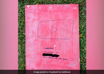 Wooden Play Button Gifted By Friends On The Joy Of Becoming 100 Subscribers On YouTube