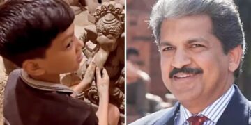 Anand Mahindra Shares Clip Of Little Boy Making Sculpture Of Lord Ganesha | Anand Mahindra Impressed By Child Making A Sculpture Of Lord Ganesha