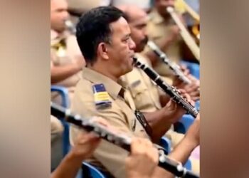 Mumbai Police Band Plays Mach Gaya Shor On Janmashtami Watch Here