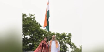 How Union Ministers Celebrated Har Ghar Tiranga Campaign See In Pics